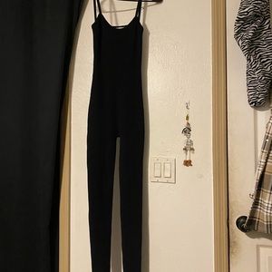 No back thong accent ribbed bodysuit